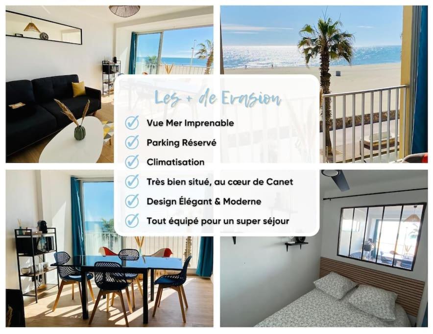 Evasion - Superbe Vue Mer ! Canet-en-Roussillon Exterior foto